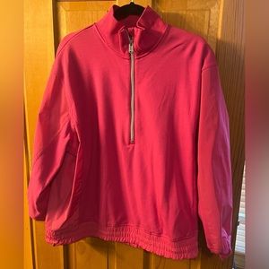 Triumph Hybrid Half Zip Sweatshirt-Athleta Size L